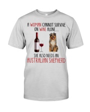 She Also Needs - Australian Shepherd 1 Premium Fit Mens Tee tile