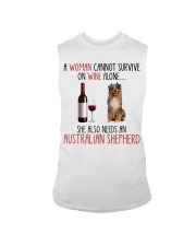 She Also Needs - Australian Shepherd 1 Sleeveless Tee tile
