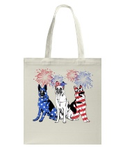 American Firework - German Shepherd Tote Bag tile