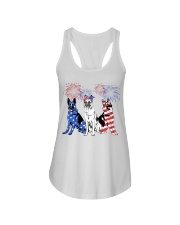 American Firework - German Shepherd Ladies Flowy Tank tile
