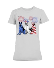 American Firework - German Shepherd Premium Fit Ladies Tee tile