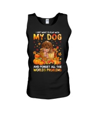 Forget Problems - RED Cockapoo Unisex Tank tile