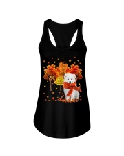Fall Forest - Samoyed Ladies Flowy Tank tile