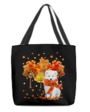 Fall Forest - Samoyed All-Over Tote tile
