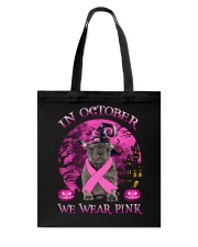 Pink Moon - Grey French Bulldog Tote Bag tile