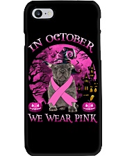 Pink Moon - Grey French Bulldog Phone Case tile