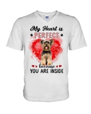 Perfect - Yorkshire Terrier 1 V-Neck T-Shirt tile