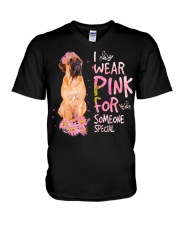 For Someone - Bullmastiff 3 V-Neck T-Shirt tile