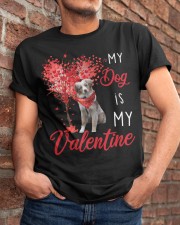 My Valentine - RED MERLE Australian Shepherd Classic T-Shirt apparel-classic-tshirt-lifestyle-26