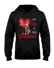 My Valentine - RED MERLE Australian Shepherd Hooded Sweatshirt tile