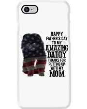 Father Day - Black Pomeranian Phone Case tile