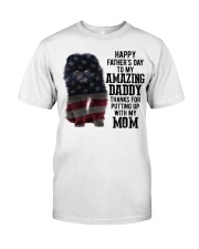 Father Day - Black Pomeranian Classic T-Shirt tile
