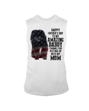 Father Day - Black Pomeranian Sleeveless Tee tile