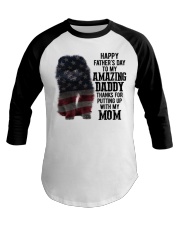 Father Day - Black Pomeranian Baseball Tee tile
