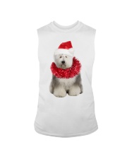 Christmas Cheer - Old English Sheepdog Sleeveless Tee tile