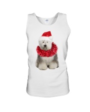 Christmas Cheer - Old English Sheepdog Unisex Tank tile