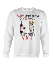 She Also Needs - Beagle Crewneck Sweatshirt tile
