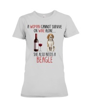 She Also Needs - Beagle Premium Fit Ladies Tee tile