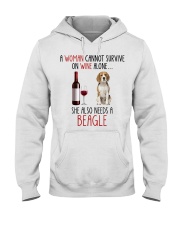 She Also Needs - Beagle Hooded Sweatshirt tile