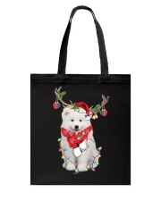 Reindeer - Samoyed Tote Bag tile
