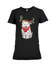Reindeer - Samoyed Premium Fit Ladies Tee tile