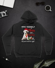 Little Christmas - Parson Russell Terrier Hooded Sweatshirt lifestyle-unisex-hoodie-front-9