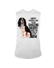 Father Day - Cavalier King Charles Spaniel Sleeveless Tee tile
