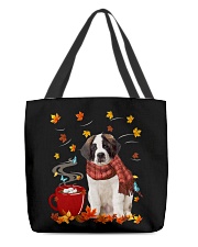 Hot Chocolate - Saint Bernard All-Over Tote tile