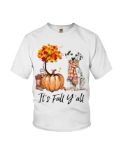 It is Fall - Dalmatian Youth T-Shirt tile