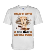 Fueled By - Lakeland Terrier V-Neck T-Shirt tile