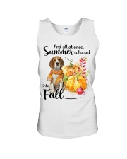 Into Fall - beagle Unisex Tank tile