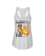 Into Fall - beagle Ladies Flowy Tank tile