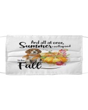 Into Fall - beagle Mask tile