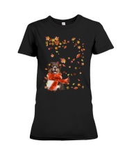 Leaf Scarf - Australian Shepherd 3 Premium Fit Ladies Tee tile