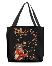 Leaf Scarf - Australian Shepherd 3 All-Over Tote tile