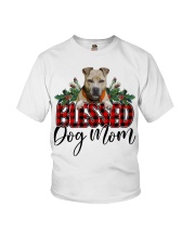 Blessed Dog Mom - Pitbulll 1 Youth T-Shirt tile