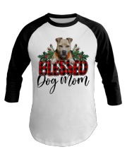 Blessed Dog Mom - Pitbulll 1 Baseball Tee tile