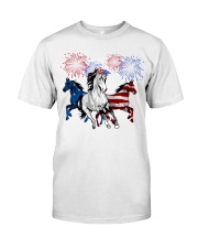 American Firework - Horses Classic T-Shirt front