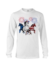 American Firework - Horses Long Sleeve Tee tile