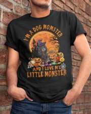 Monster - Black Long-haired Dachshund Classic T-Shirt apparel-classic-tshirt-lifestyle-26