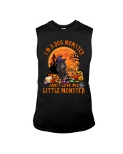 Monster - Black Long-haired Dachshund Sleeveless Tee tile
