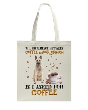 The Difference - Dutch Shepherd Tote Bag tile