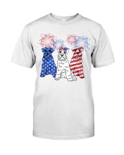 American Firework - Miniature Schnauzer Classic T-Shirt front