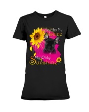 My Only Sunshine French Bulldog Premium Fit Ladies Tee tile