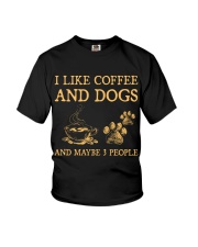 Coffee And Dogs Youth T-Shirt tile