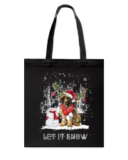 Xmas Reindeer - Briard Dog Tote Bag tile