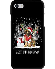Xmas Reindeer - Briard Dog Phone Case tile