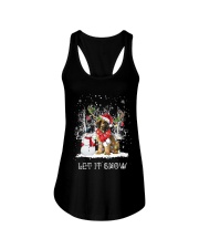 Xmas Reindeer - Briard Dog Ladies Flowy Tank tile