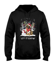 Xmas Reindeer - Briard Dog Hooded Sweatshirt front