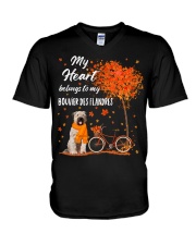 Belonging - Bouvier des Flandres V-Neck T-Shirt tile